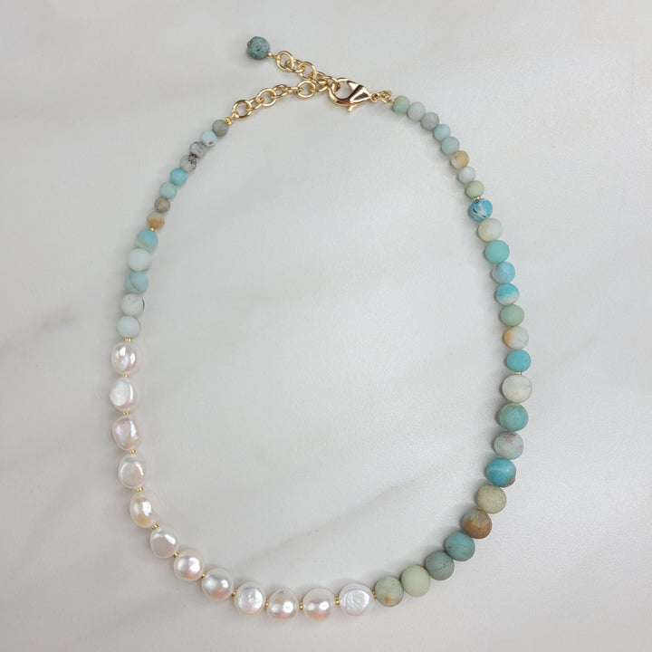 Alya Necklace with Freshwater Pearls