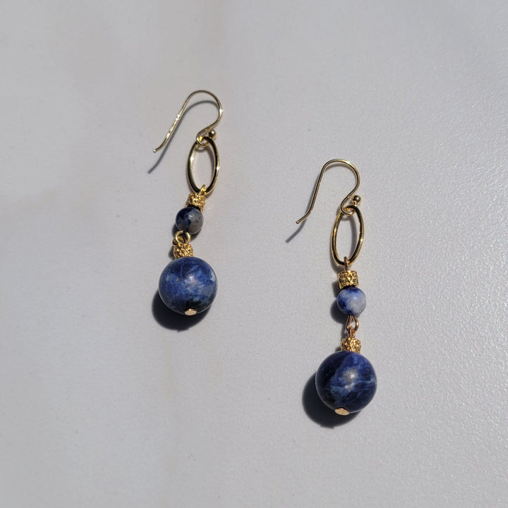 Handmade Blue Lapis Lazuli Earrings