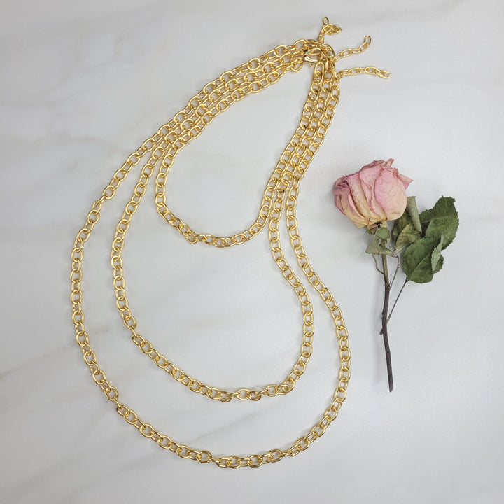 Ares Golden Chain Necklace