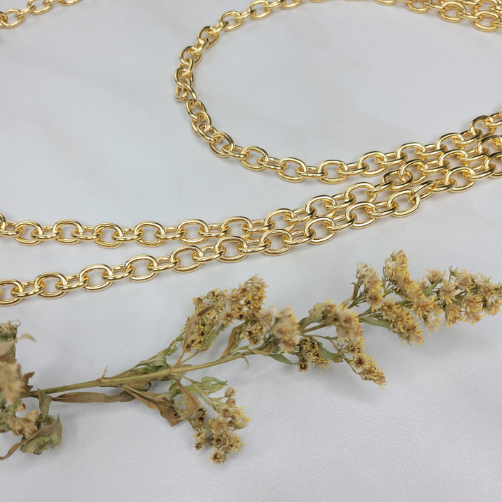 Ares Golden Chain Necklace