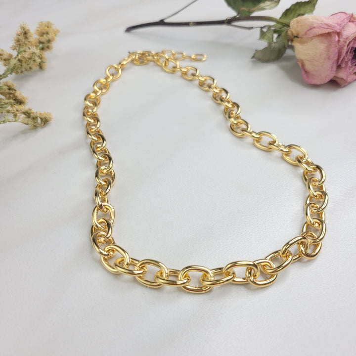 Ares Golden Chain Necklace