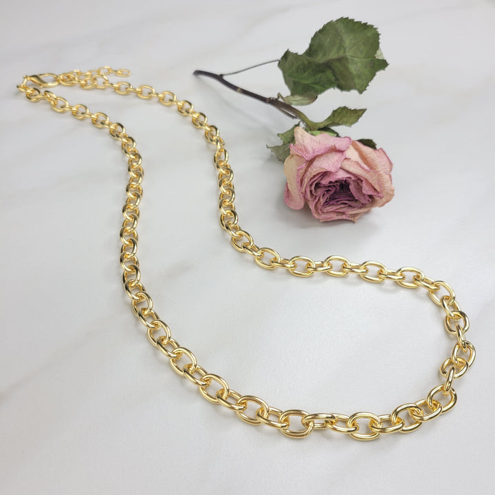 Ares Golden Chain Necklace