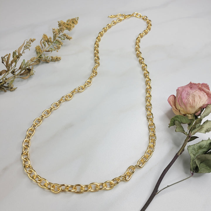 Ares Golden Chain Necklace