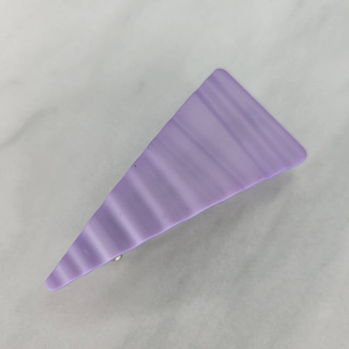 B + D Ripple Triangle Hair Barrette