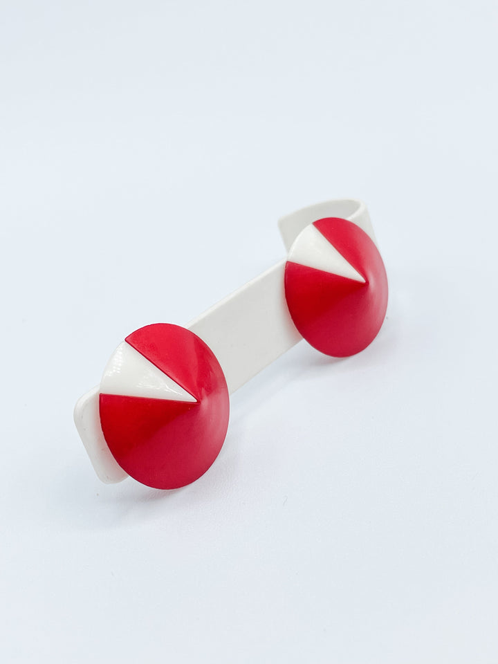 Buch and Deichmann Cone Shaped Stud Earrings