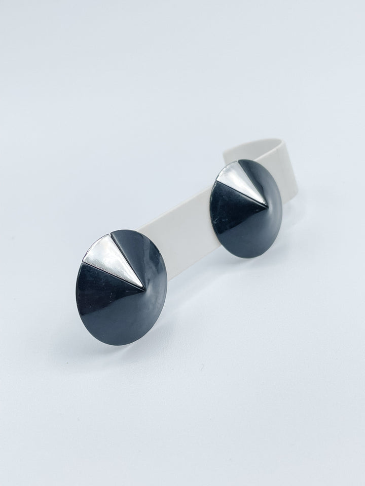 Buch and Deichmann Cone Shaped Stud Earrings