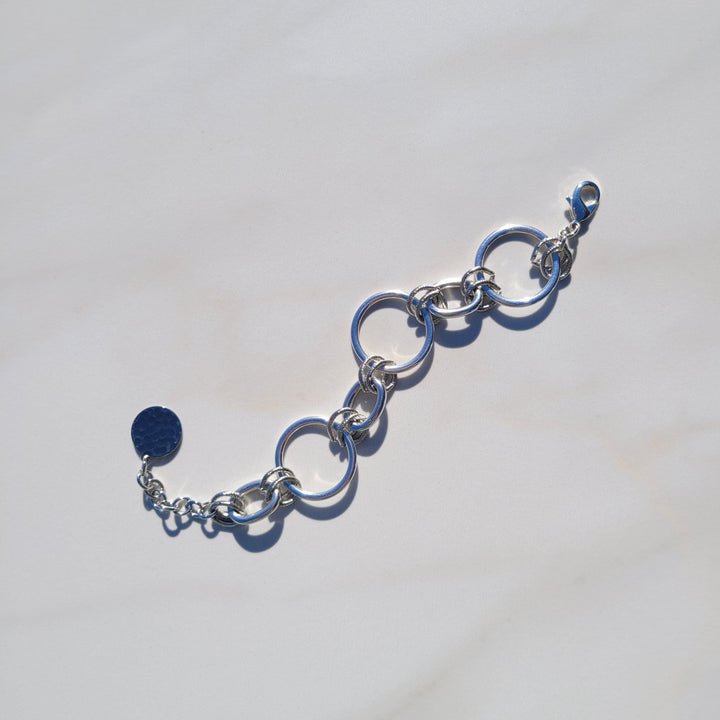 City Lights Silver Chain Link Bracelet