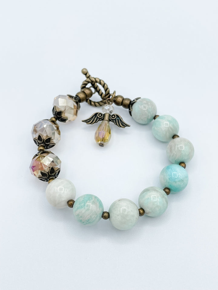 Crystal and Stone Bracelet