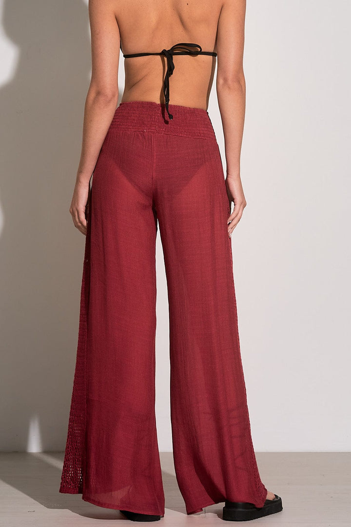 Elan Crochet Paneled Pants