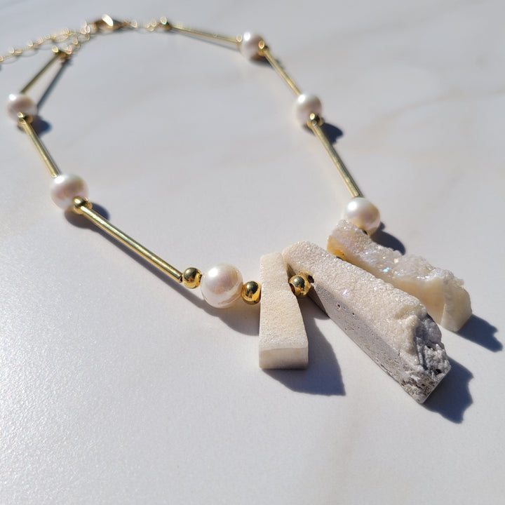 Ethereal Dream Druzy Necklace