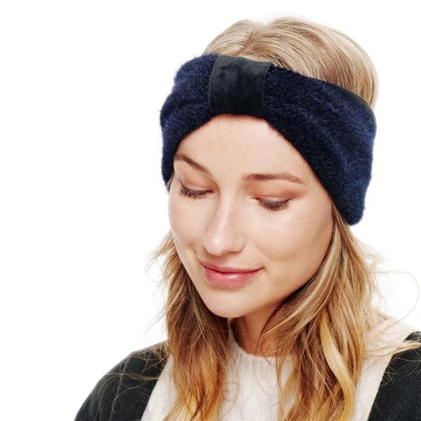 Front Bow Soft Knit Headwrap