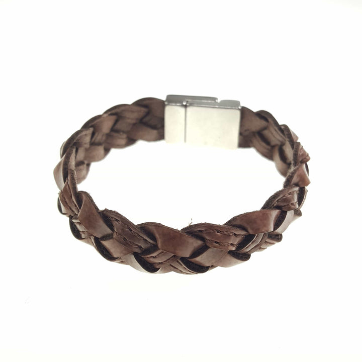 Genuine Braided Leather Bracelet