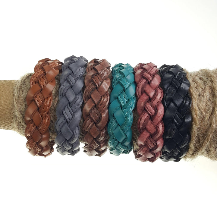 Genuine Braided Leather Bracelet