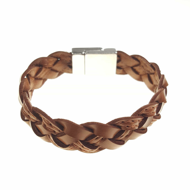 Genuine Braided Leather Bracelet