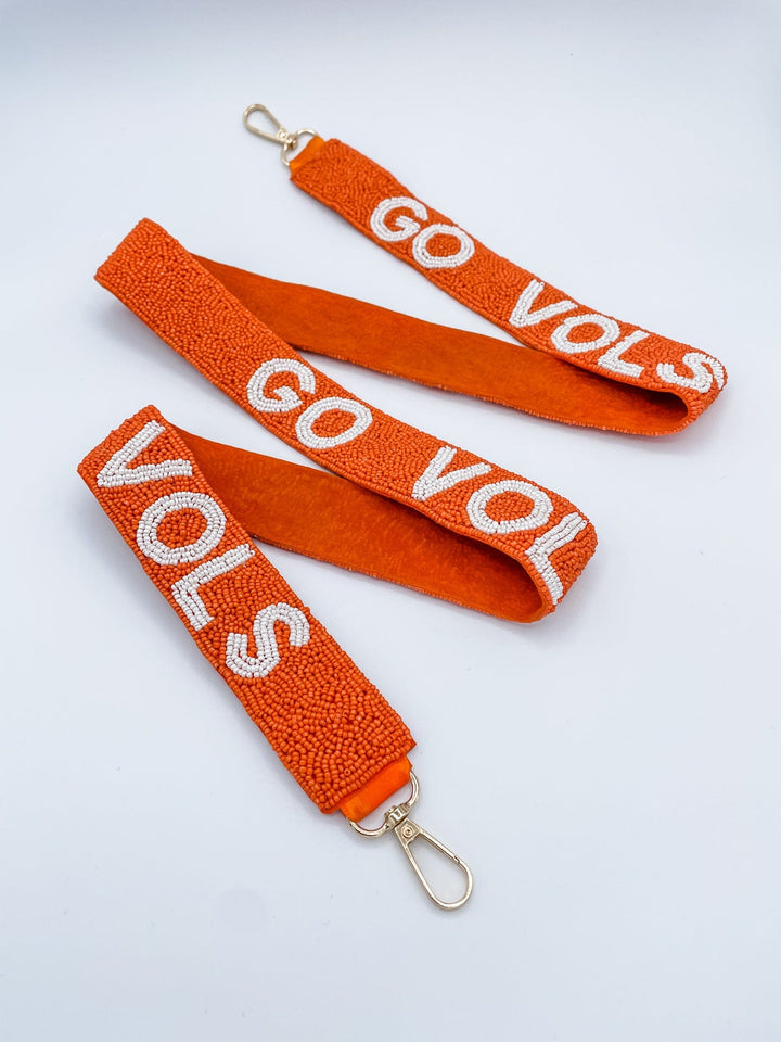 " VOLS" Beaded Handbag Strap