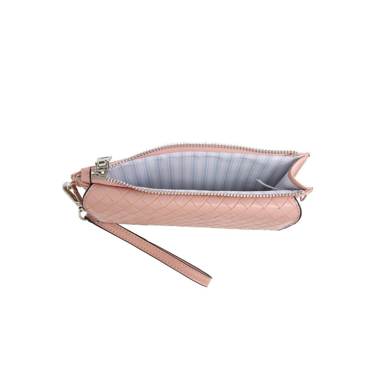 Jen & Co Elle Wallet Crossbody with Woven Accents