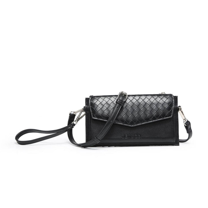 Jen & Co Elle Wallet Crossbody with Woven Accents