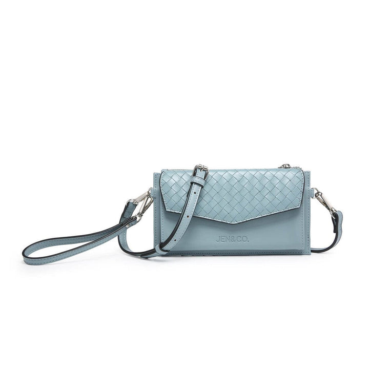 Jen & Co Elle Wallet Crossbody with Woven Accents