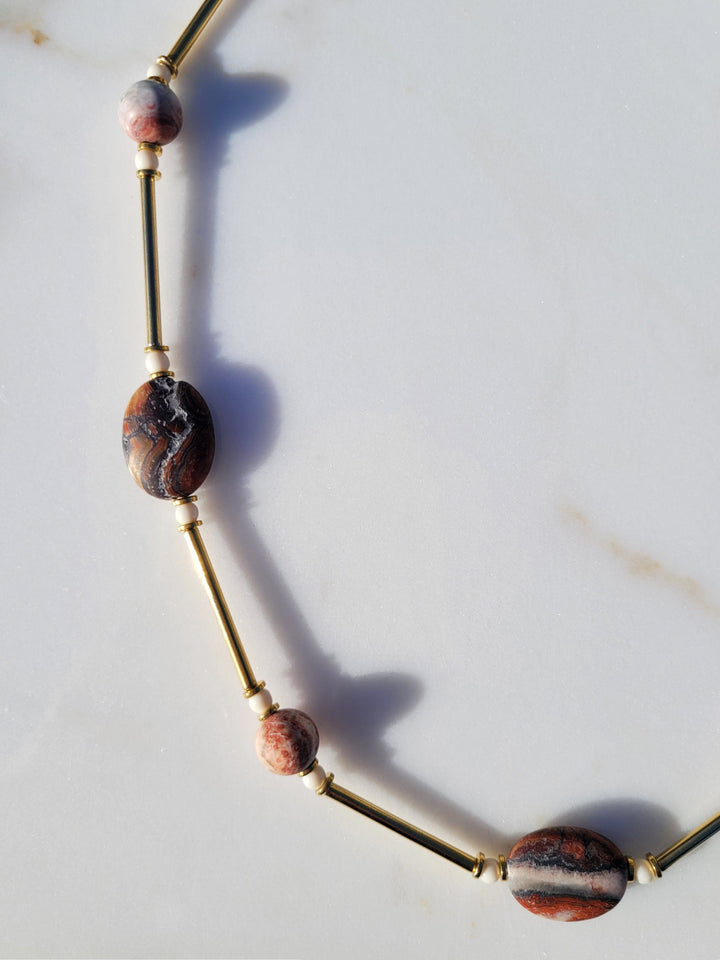 Juno Handmade Agate Necklace