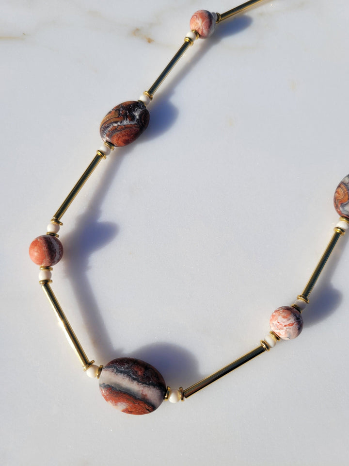 Juno Handmade Agate Necklace