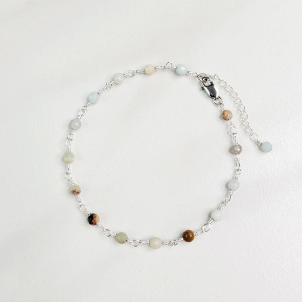 Rejoice Bracelet with Amazonite and Jasper Gemstones