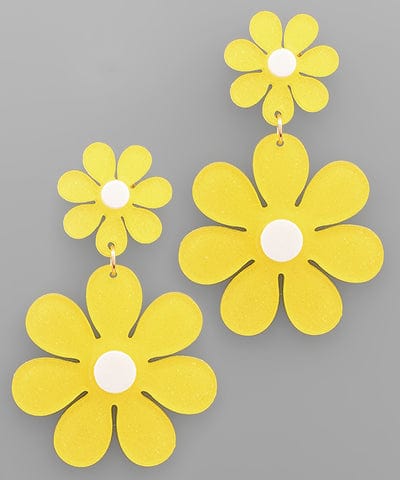 Resin Daisy Earrings