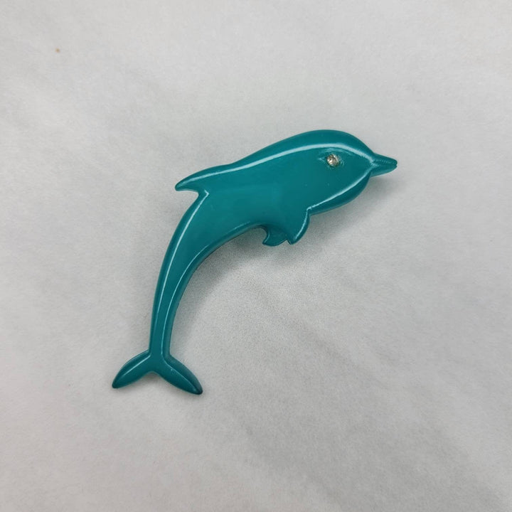 Retro Buch + Deichmann Dolphin Pin Brooch