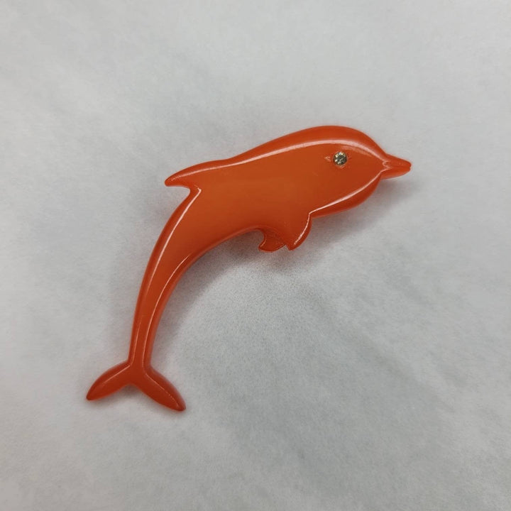 Retro Buch + Deichmann Dolphin Pin Brooch