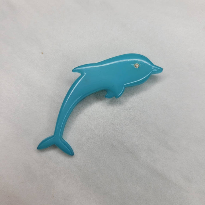 Retro Buch + Deichmann Dolphin Pin Brooch