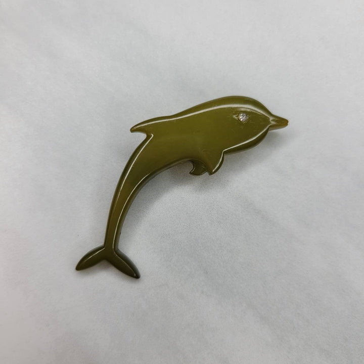 Retro Buch + Deichmann Dolphin Pin Brooch