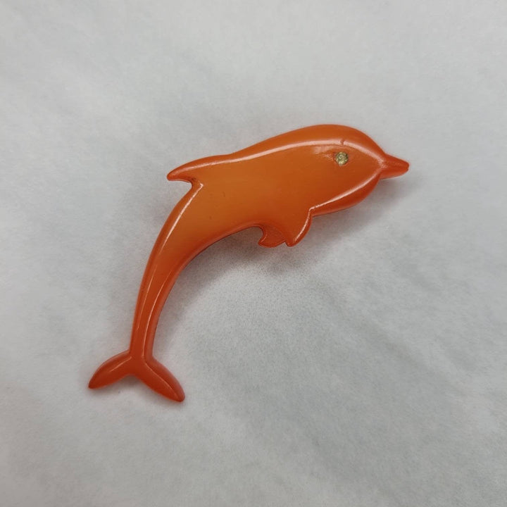 Retro Buch + Deichmann Dolphin Pin Brooch