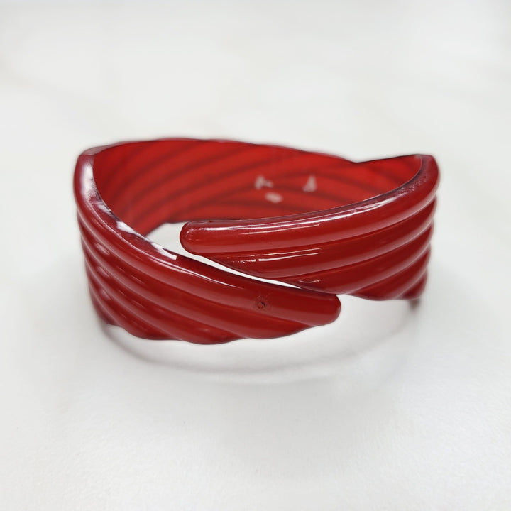 Retro Ripple Buch and Deichmann Cuff Bracelet