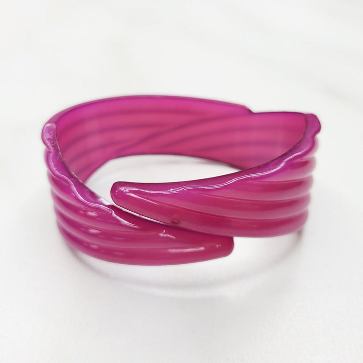 Retro Ripple Buch and Deichmann Cuff Bracelet