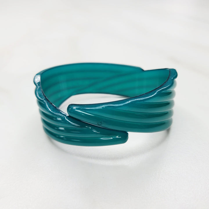 Retro Ripple Buch and Deichmann Cuff Bracelet