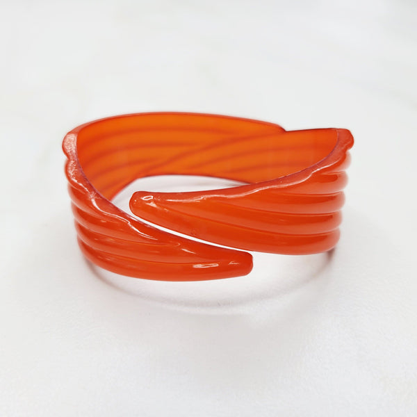 Retro Ripple Buch and Deichmann Cuff Bracelet