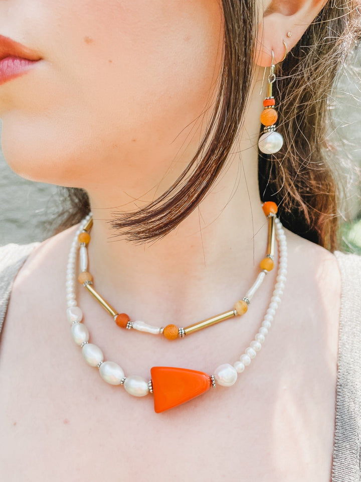 Satin Clementine Collar