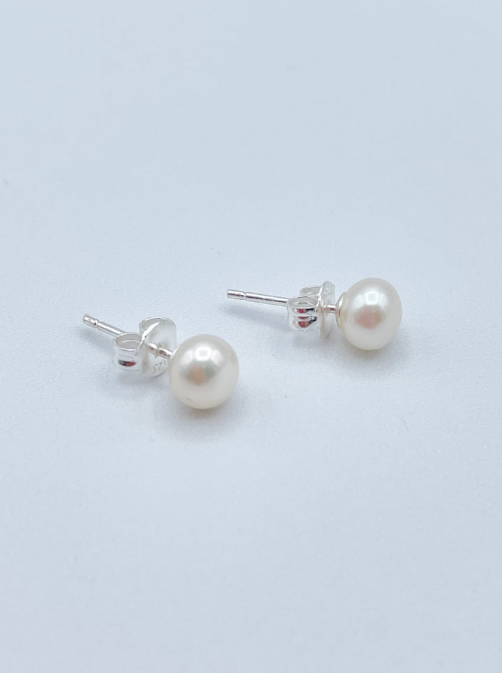 6mm Pearl Studs