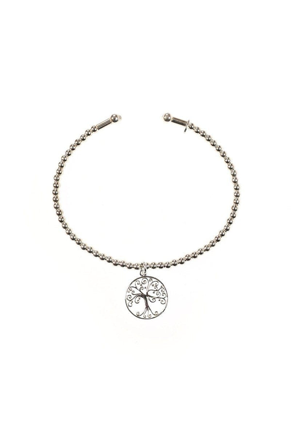 Tree of Life Cuff Sterling Silver Bracelet