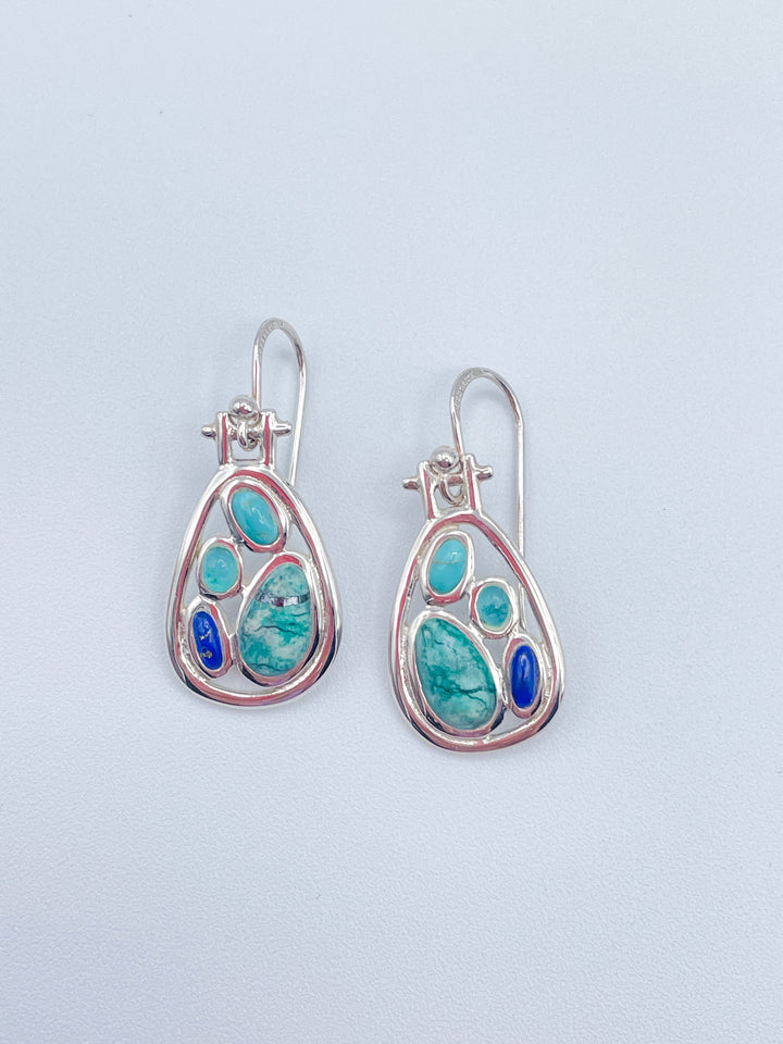 Turquoise and Sterling Silver Earrings