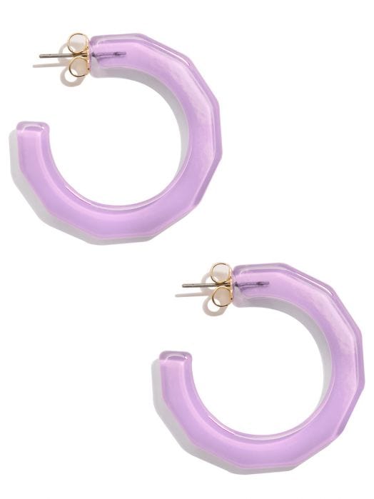 Zenzii Large Textured Open Hoop Earring