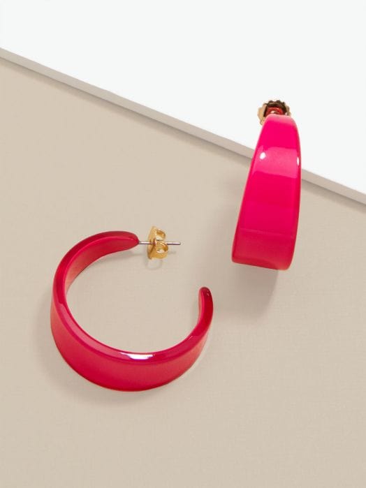 Zenzii Open Hoop Earring Composed of Lightweight Resin