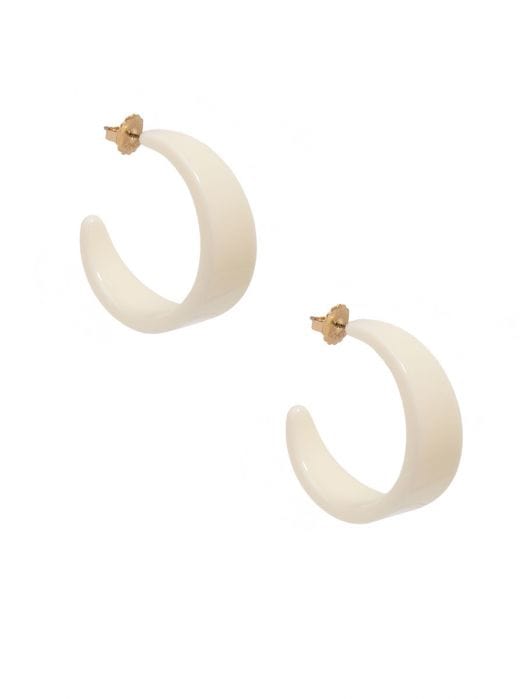 Zenzii Open Hoop Earring Composed of Lightweight Resin